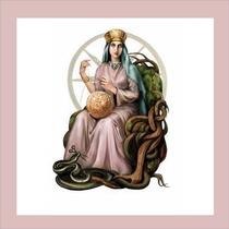 Toalha esotérica tarot wicca ritual deusa mãe grande deusa - Mandalas e Rituais