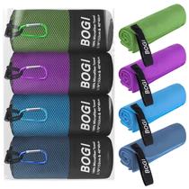 Toalha esportiva de viagem em microfibra BOGI Quick Dry, pacote com 4 unidades (8 unidades) Toalha esportiva de viagem em microfibra BOGI Quick Dry, pacote com 4 unidades (8 unidades)