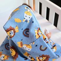 Toalha Estampada com Capuz sem Forro 70 cm x 70 cm Bublim