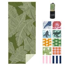 Toalha Eunzel Beach Quick Dry 180x81 cm Verde sem areia