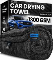 Toalha EVEO para Secagem de Carro XL 1300 GSM 91x61 cm Cinza