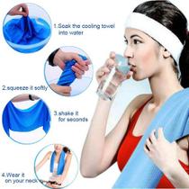 Toalha Exercício Funcional Gelada Academia Esportiva Ice Towel Cores