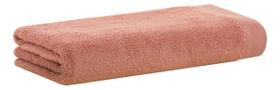 Toalha felpa banho dual air 70x140cm cor goiaba 3291, 100% algodao
