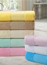 Toalha Felpa De Lavabo Mão Pinte E Borde 30x50cm Kit Com 10 Toalha Felpa De Lavabo Mão Pinte E Borde 30x50cm Kit Com 10