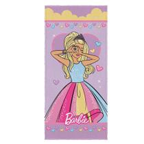 Toalha Felpuda Banho Barbie Reinos Magicos 60x120m Estampa 3