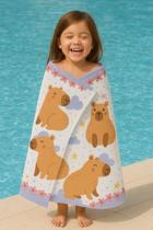 Toalha Felpuda Capy Happy (Capivara) 60cm X 1,10m Toalha Felpuda Capy Happy (Capivara) 60cm X 1,10m