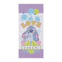 Toalha Felpuda de Banho Estampada Stitch 60 cm x 1,20 m Com 1 peca S/ Emb. - 7891354373468 - Lepper