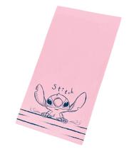 Toalha Felpuda de Banho Stitch 70cm x 1,35m com 1 peça