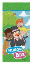 Toalha Felpuda Estampada Sortidas Mundo Bita 60x120cm Lepper