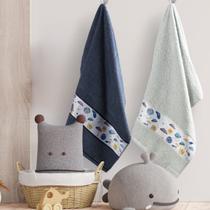 Toalha Felpuda Grande Infantil Bebe 70x130 Algodão Saida de Banho