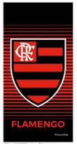 Toalha Flamengo 70x140cm licenciado brasao veluda