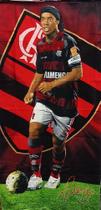 Toalha Flamengo Ronaldinho Gaúcho de Banho e Praia Edição Especial Buettner