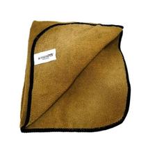 Toalha flanela de microfibra 40x40 marrom - autoamerica - 5126