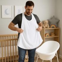 Toalha forrada com fralda para o banho do bebê - Avental Toalha forrada com fralda para o banho do bebê - Avental