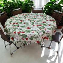 Toalha Forro de Mesa Redonda 8 Cadeiras 2,20m de diâmetro em linhão