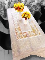 Toalha, forro de Renda para mesa de 4 lugares