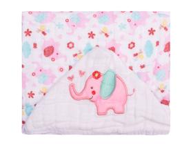 Toalha Fralda De Banho 3 Camadas Tecido Soft Infantil Bebe Com Capuz Bordado Grande Macia e Absorvente 100% Algodão Menina Toalha Fralda De Banho 3 Camadas Tecido Soft Infantil Bebe Com Capuz Bordado Grande Macia e Absorvente 100% Algodão Menina