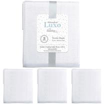Toalha Fralda Luxo Com 3 Unidades 70 x 1,07m Incomfral