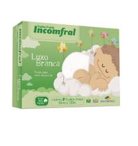 Toalha fralda luxo lisa com 3 peças