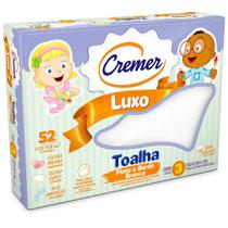 Toalha Fralda Luxo Pinte Borde 0,70m x 1,20m Branco - Cremer - Cremer Toalha Fralda Luxo Pinte Borde 0,70m x 1,20m Branco - Cremer - Cremer