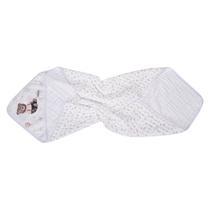 Toalha Fralda Soft Muito Mimo - 85cm x 85cm com Capuz