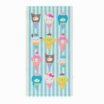 Toalha Franco Collectibles Sanrio Hello Kitty & Friends 150x75cm Toalha Franco Collectibles Sanrio Hello Kitty & Friends 150x75cm