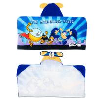Toalha Franco Dog Man Kids com capuz de algodão felpudo 61x127 cm