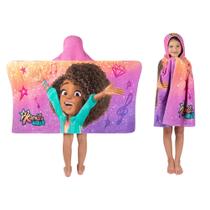 Toalha Franco Karma's World Kids com capuz de algodão 61x127 cm