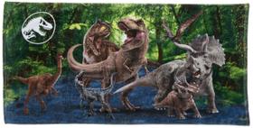 Toalha Franco Kids Jurassic World Dominion Blue Velociraptor