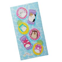 Toalha Franco Squishmallows de algodão supermacio 148x71cm