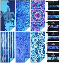 Toalha Gomust, pacote com 6 microfibras de tamanho grande, 180x81 cm, secagem rápida