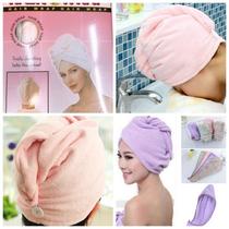 Toalha Grossa Mágica P/ Cabelo Secar Rápido Touca Banho 5201 Toalha Grossa Mágica P/ Cabelo Secar Rápido Touca Banho 5201