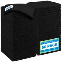 Toalha HOMEXCEL, pano de limpeza de microfibra, pacote com 50, 32x32 cm