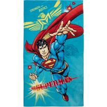 Toalha Infantil aveludada Estampa Superman 23