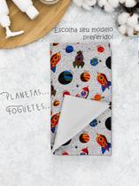 Toalha Infantil Microfibra Aveludada 120x65cm - Leve, Macia e Secagem Rápida