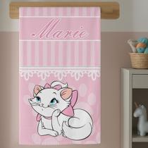 Toalha Infantil Para Banho Com Estampa Menina Desenho Gatinha Maria Para Escola, Natação Creche Toalha Infantil Para Banho Com Estampa Menina Desenho Gatinha Maria Para Escola, Natação Creche