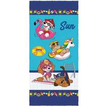 Toalha Infantil Patrulha Canina Turma da Patrulha Skye Chase