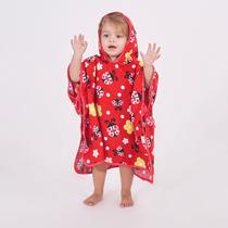 Toalha Infantil Poncho Capuz 100% algodão Saída De Praia