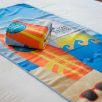 Toalha Infantil Surf Estampa Algodão e Poliéster de Qualidade Premium Design Exclusivo Importado