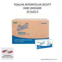Toalha Interfolhada Scott Essential 2 Dobras- F. Dupla 2400
