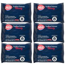 Toalha Intima Beauty Toalhinha Umedecida para Higiene Intima 6 pacotes com 20 unidades de 20x11cm total120
