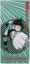 Toalha Jay Franco Izuku Midoriya 71x147cm de algodão macio