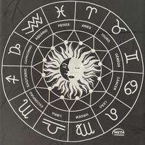 Toalha Jogo de Cartas Zodíaco 70 x 70 cm Preta Toalha Jogo de Cartas Zodíaco 70 x 70 cm Preta