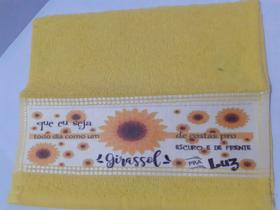 toalha lavabinho grande personalizadas com nome / dizer na arte que preferir