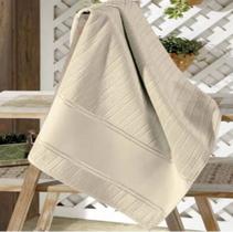TOALHA LAVABO 30x45 VELOUR ARTESANALLE LISO COR 6719 BEGE DOHLER - Toalha Felpuda Aveludada