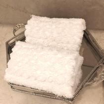 Toalha Lavabo MINI ROSES branca Toalha Lavabo MINI ROSES branca