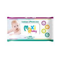 Toalha Lenço Umedecido Hipoalergênico Bebê 100un Maxi Baby Toalha Lenço Umedecido Hipoalergênico Bebê 100un Maxi Baby