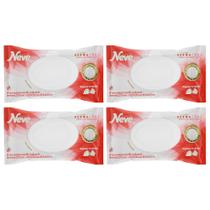 toalha lenço umedecido neve toque de seda bebês crianças adultos homens mulheres toda família 4x48un