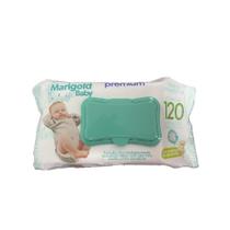 Toalha / Lenços Umedecidos com Camomila- 120 Un Marigold Baby Toalha / Lenços Umedecidos com Camomila- 120 Un Marigold Baby