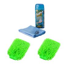 Toalha Mágica com par de Luva Microfibra Toalha Mágica com par de Luva Microfibra